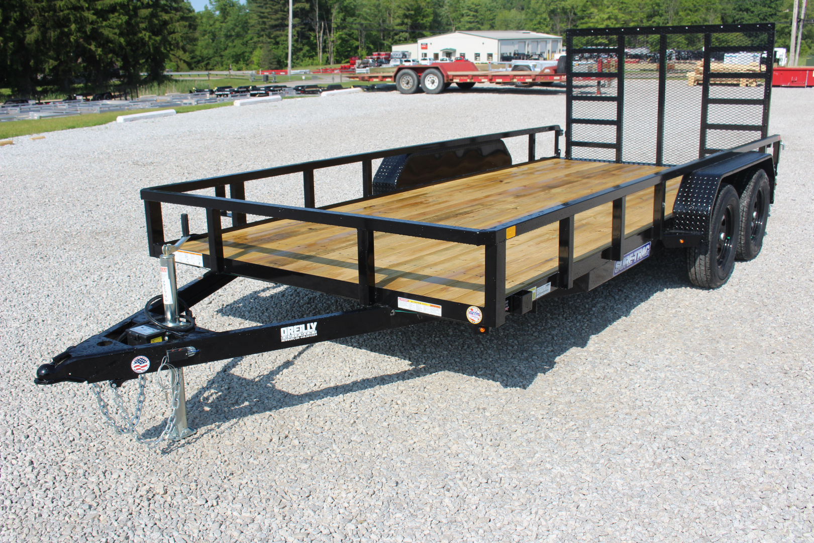 New 2026 Sure-Trac 7' x 16' Tandem Axle Tube Top Utility Trailer - 7000# GVW