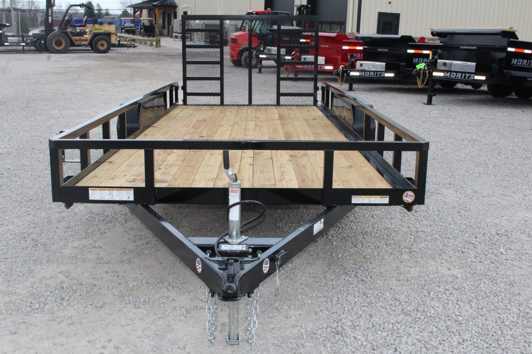 New 2026 Sure-Trac 7' x 18' Tandem Axle Tube Top Utility Trailer - 7000# GVW