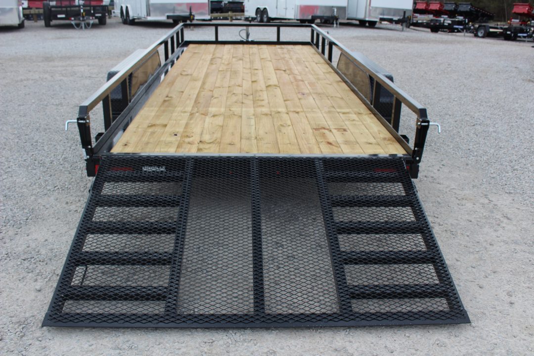 New 2026 Sure-Trac 7' x 18' Tandem Axle Tube Top Utility Trailer - 7000# GVW