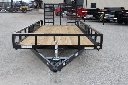 New 2026 Sure-Trac 7' x 18' Tandem Axle Tube Top Utility Trailer - 7000# GVW