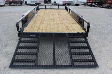 New 2026 Sure-Trac 7' x 18' Tandem Axle Tube Top Utility Trailer - 7000# GVW