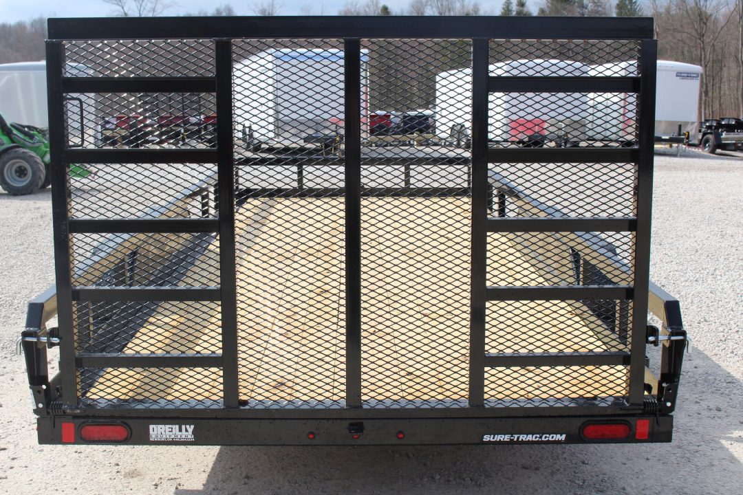 New 2026 Sure-Trac 7' x 18' Tandem Axle Tube Top Landscape Utility Trailer - 10,000# GVW