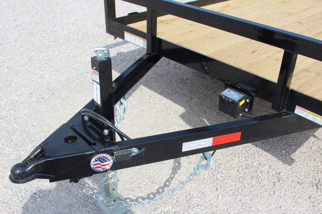 New 2026 Sure-Trac 7' x 18' Tandem Axle Tube Top Landscape Utility Trailer - 10,000# GVW