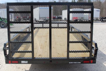 New 2026 Sure-Trac 7' x 18' Tandem Axle Tube Top Landscape Utility Trailer - 10,000# GVW