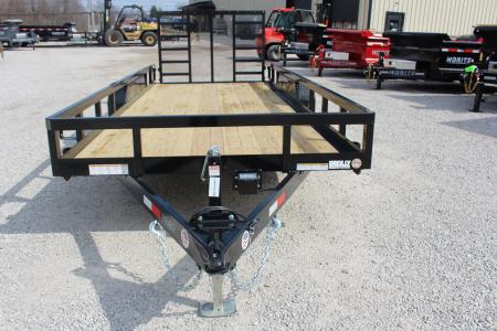 New 2026 Sure-Trac 7' x 18' Tandem Axle Tube Top Landscape Utility Trailer - 10,000# GVW