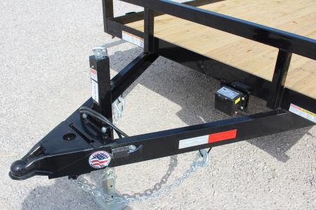 New 2026 Sure-Trac 7' x 18' Tandem Axle Tube Top Landscape Utility Trailer - 10,000# GVW