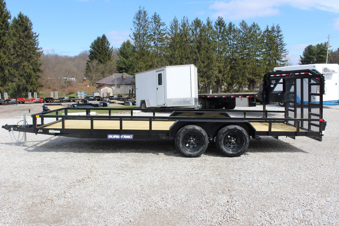 New 2026 Sure-Trac 7' x 20' Tandem Axle Tube Top Utility Trailer - 7000# GVW