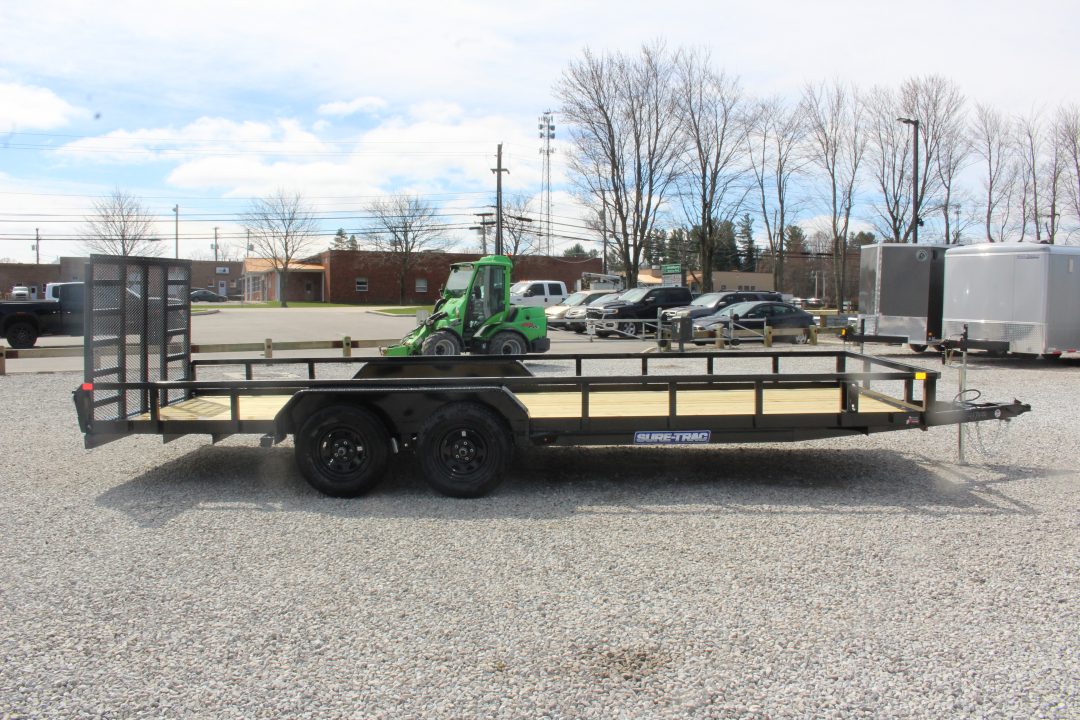 New 2026 Sure-Trac 7' x 20' Tandem Axle Tube Top Utility Trailer - 7000# GVW