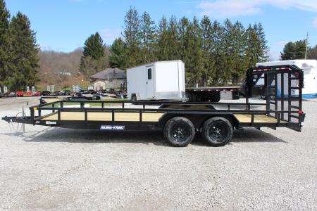 New 2026 Sure-Trac 7' x 20' Tandem Axle Tube Top Utility Trailer - 7000# GVW