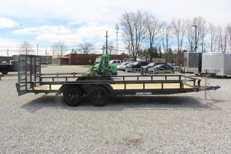 New 2026 Sure-Trac 7' x 20' Tandem Axle Tube Top Utility Trailer - 7000# GVW