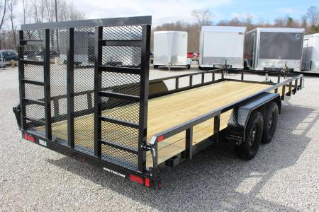 New 2026 Sure-Trac 7' x 20' Tandem Axle Tube Top Utility Trailer - 7000# GVW