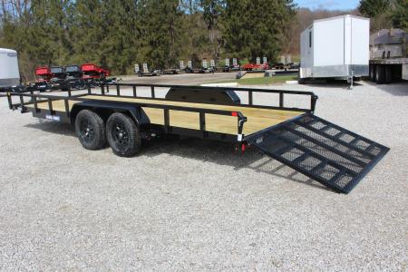 New 2026 Sure-Trac 7' x 20' Tandem Axle Tube Top Utility Trailer - 7000# GVW