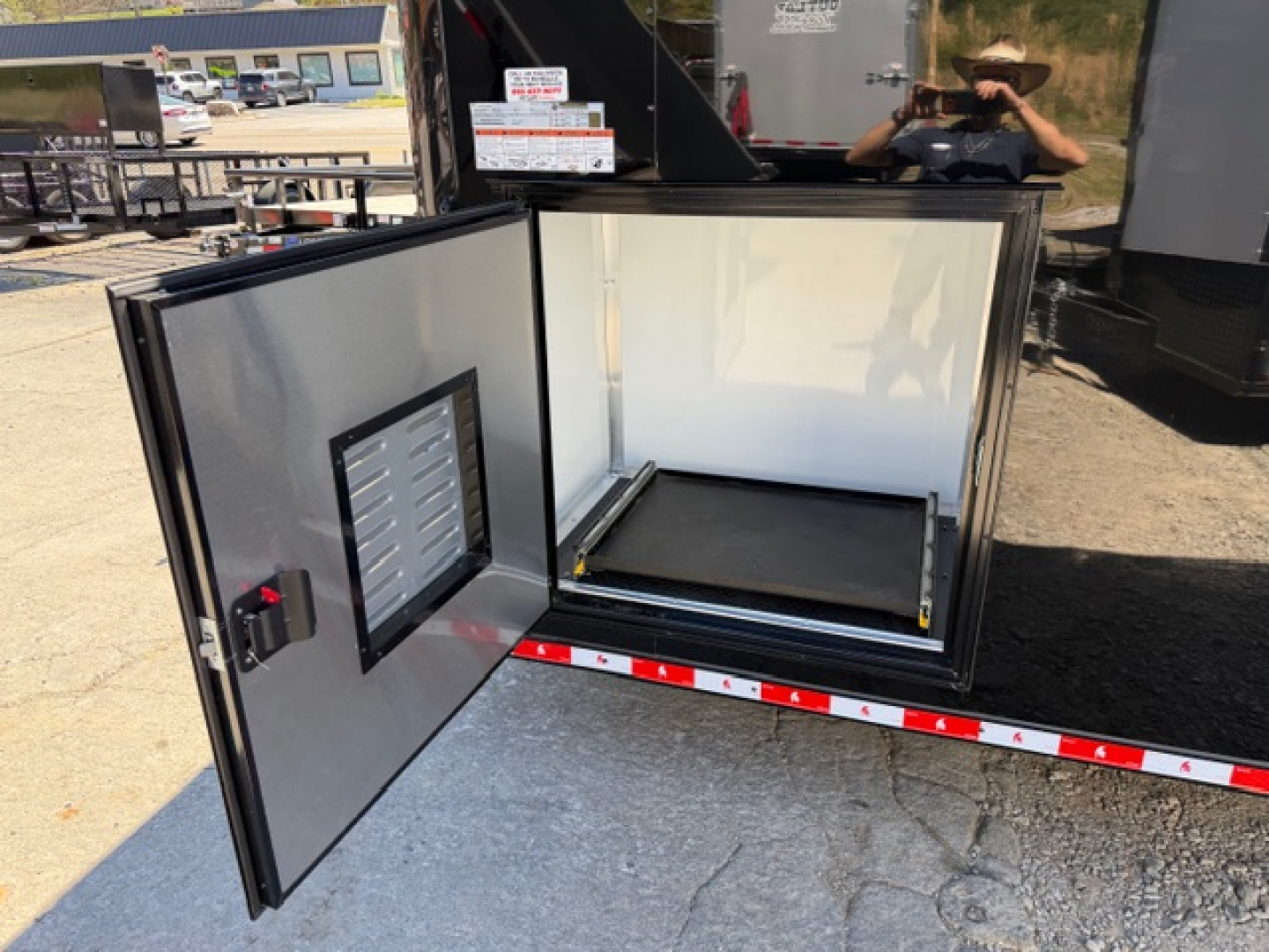 New Outlaw Light Race 8.5x30 12K Black Black-Out W/ Awning & Escape Door- RS Cab.