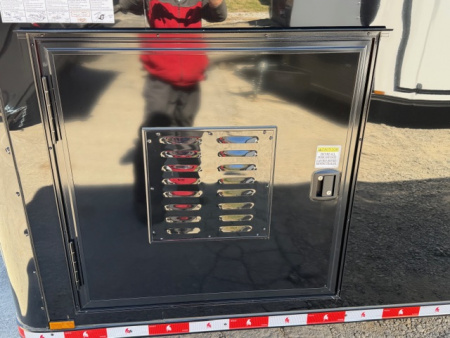 New Outlaw Light Race 8.5x30 12K Black Black-Out W/ Awning & Escape Door- RS Cab.