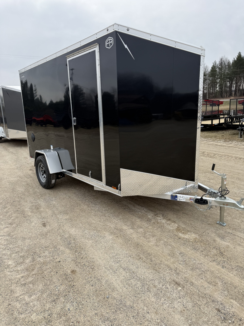 New 2026 Lightning Trailers 6X12 78" INTERIOR HEIGHT W./RAMP DOOR ALL ALUMINUM Cargo / Enclosed Trailer
