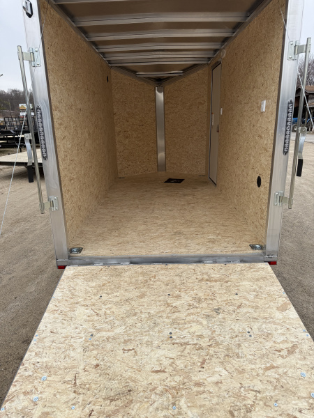 New 2026 Lightning Trailers 6X12 78" INTERIOR HEIGHT W./RAMP DOOR ALL ALUMINUM Cargo / Enclosed Trailer