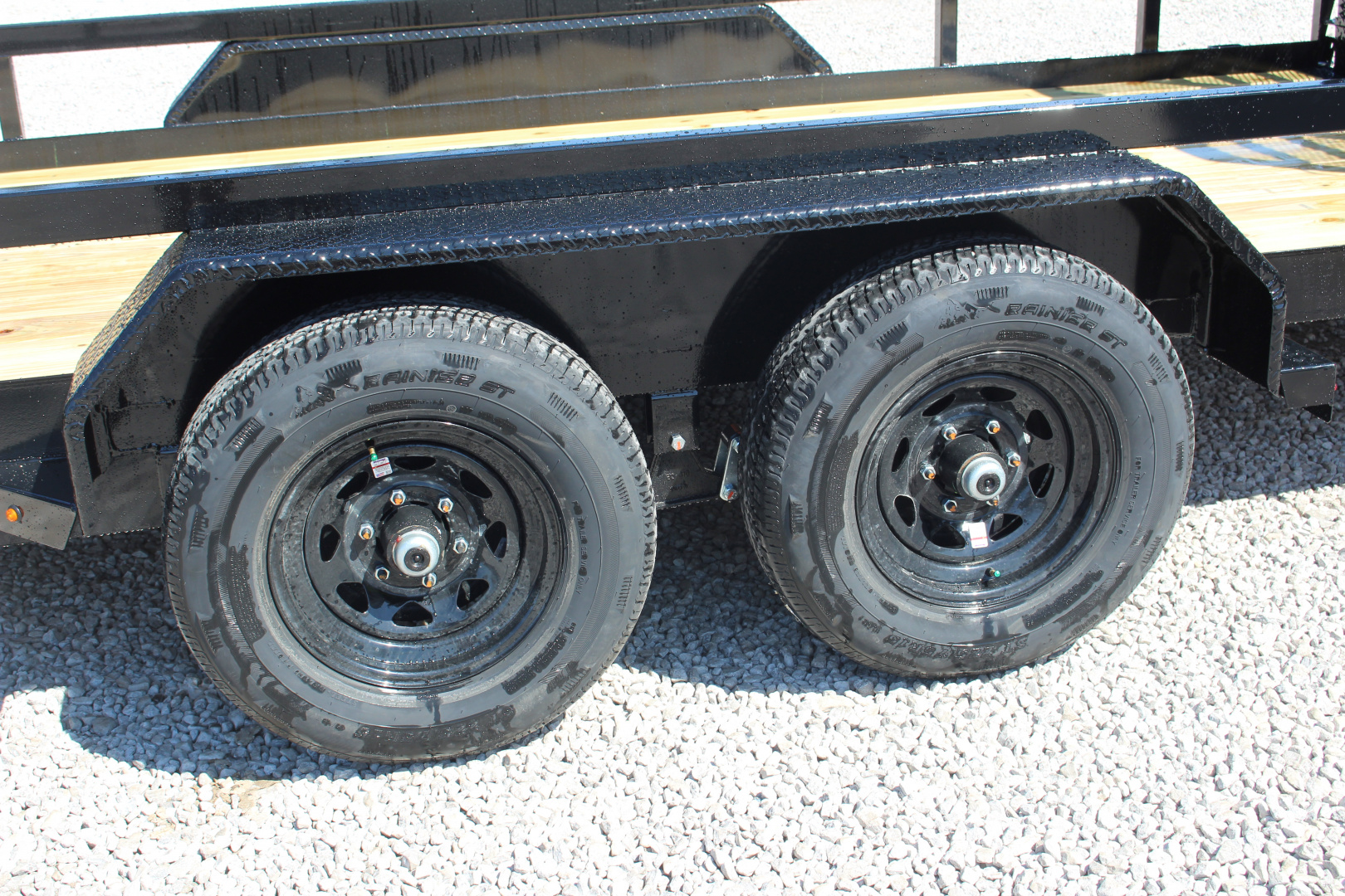 New 2026 Sure-Trac 7' x 20' Tandem Axle Tube Top Landscape Utility Trailer - 10,000# GVW