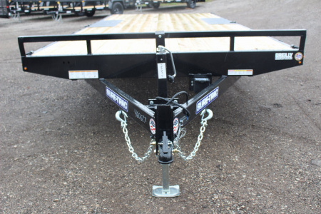 New 2026 Sure-Trac 8.5' x 20' Low Profile Deckover Flatbed Trailer With Steel Ramps - 9900# GVW