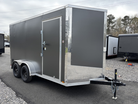 New 2026 Spartan 7X14 Enclosed Trailer, Pro-Series, 7K GVWR, Preferred Package, Tube Frame Cross Members