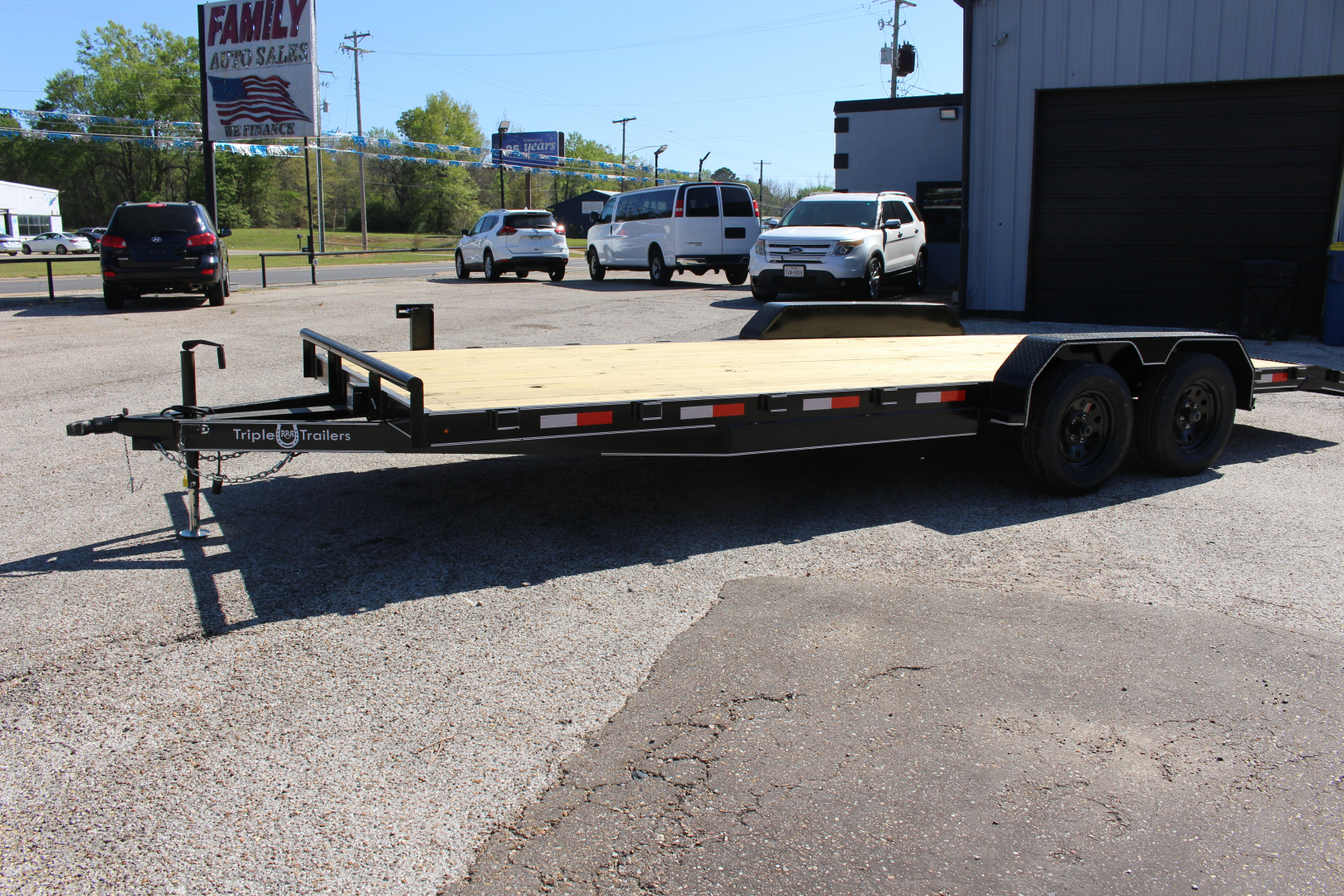 New 2026 Triple R 83X18 WOODFLOOR Car Hauler