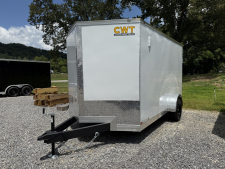 New 2026 Covered Wagon Trailers 7X12 SA POLY BAR LOCK Cargo / Enclosed Trailer