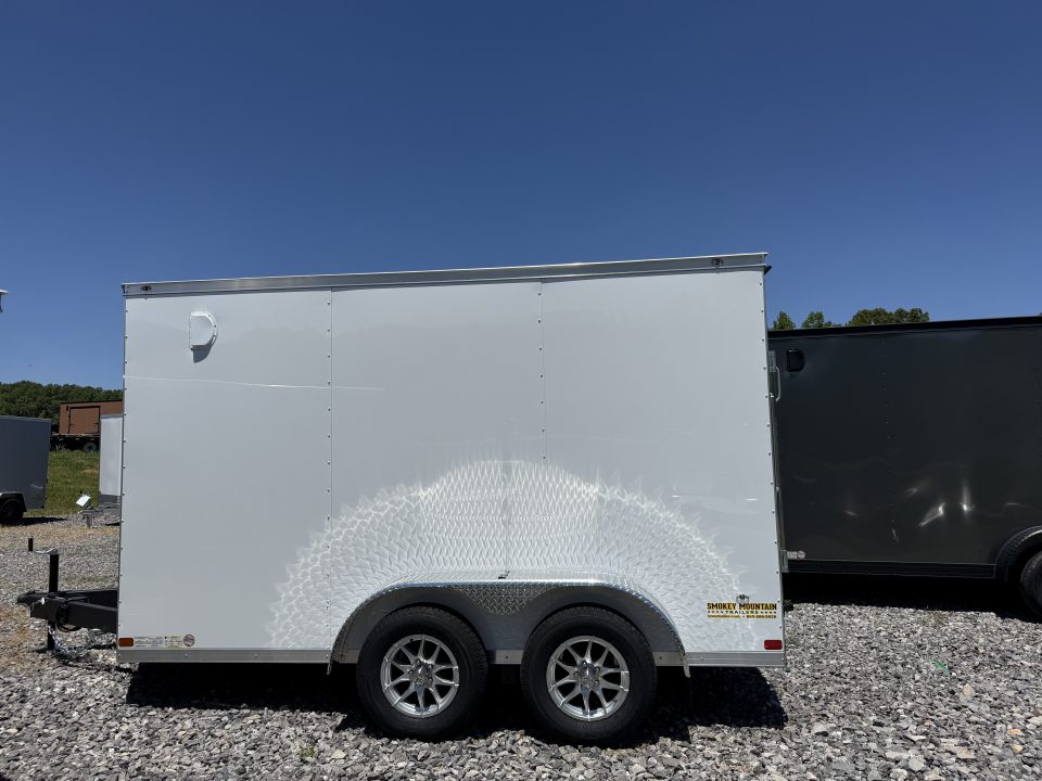 New 2026 Covered Wagon Trailers 7X12 TA2 POLY BAR LOCK Cargo / Enclosed Trailer