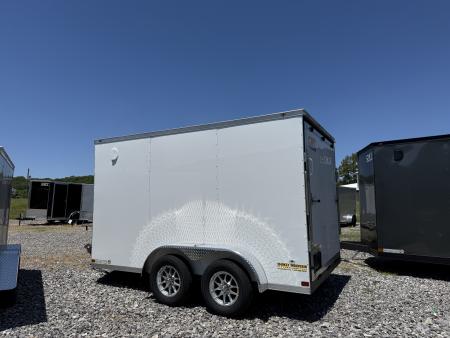New 2026 Covered Wagon Trailers 7X12 TA2 POLY BAR LOCK Cargo / Enclosed Trailer