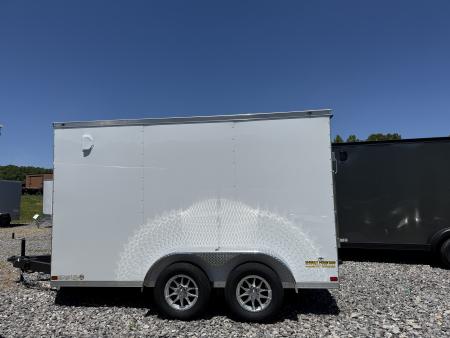 New 2026 Covered Wagon Trailers 7X12 TA2 POLY BAR LOCK Cargo / Enclosed Trailer
