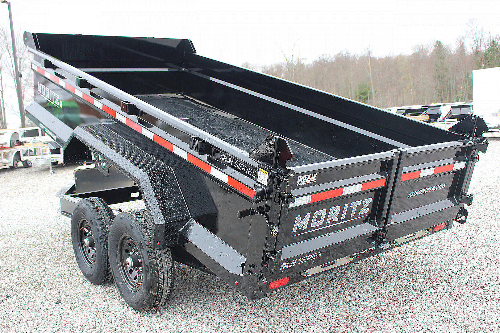 New 2026 Moritz 6' 10" x 14' Heavy Commercial DLH Series Dump Trailer - 14000# GVW
