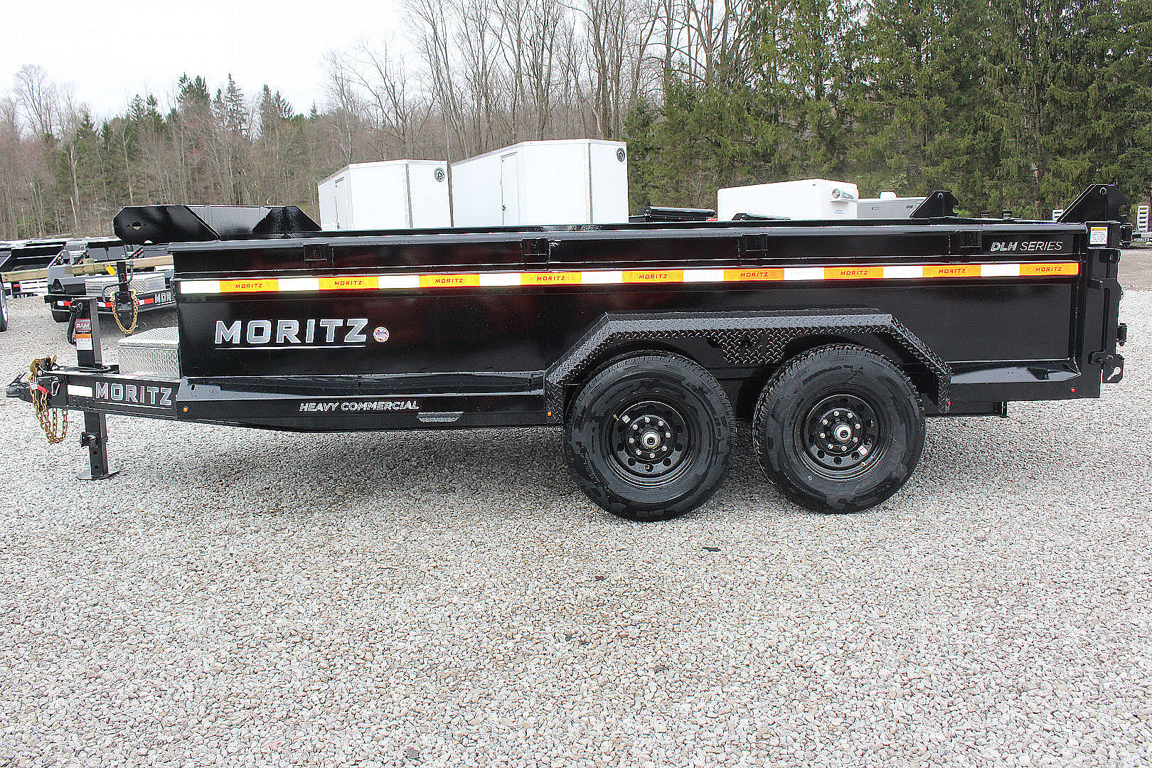 New 2026 Moritz 6' 10" x 14' Heavy Commercial DLH Series Dump Trailer - 14000# GVW