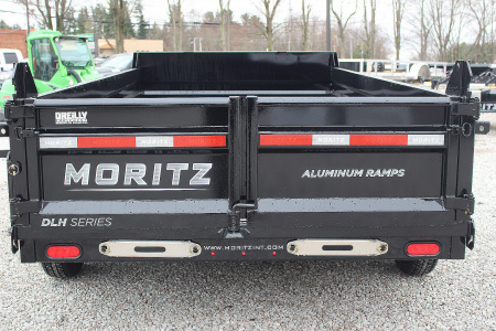 New 2026 Moritz 6' 10" x 14' Heavy Commercial DLH Series Dump Trailer - 14000# GVW