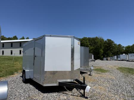 New 2026 Covered Wagon Trailers 7X12 SA POLY BAR LOCK Cargo / Enclosed Trailer