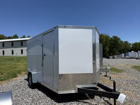 New 2026 Covered Wagon Trailers 7X12 SA POLY BAR LOCK Cargo / Enclosed Trailer