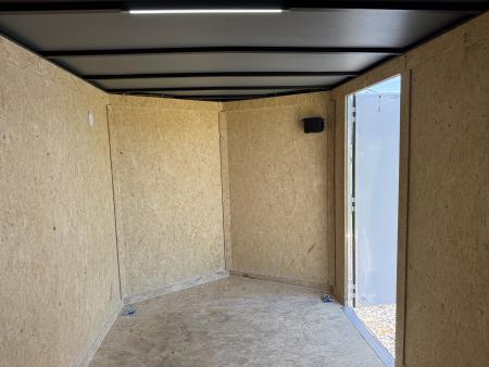 New 2026 Covered Wagon Trailers 7X12 SA POLY BAR LOCK Cargo / Enclosed Trailer