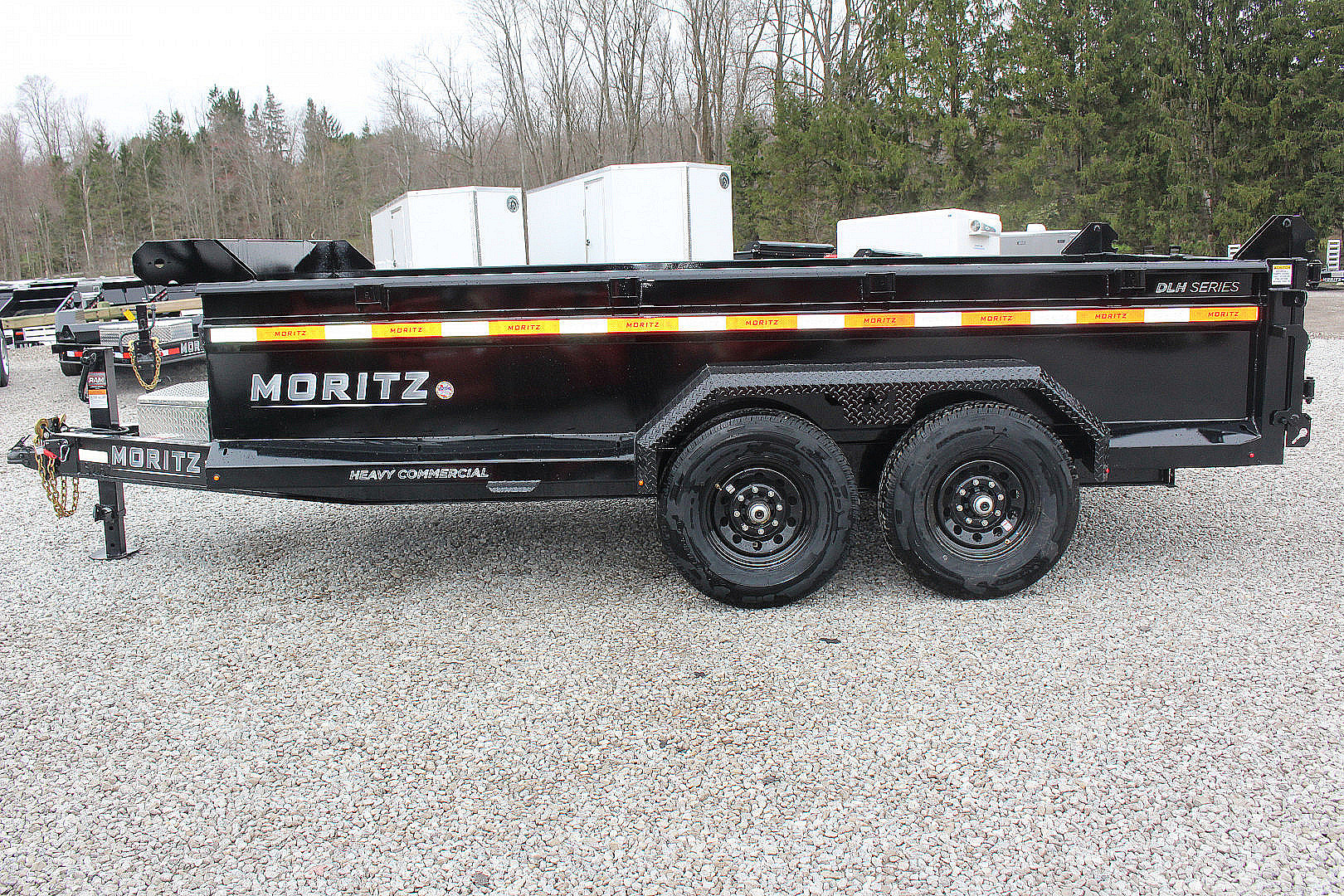 New 2026 Moritz 6' 10" x 14' Heavy Commercial DLH Series Dump Trailer - 14000# GVW