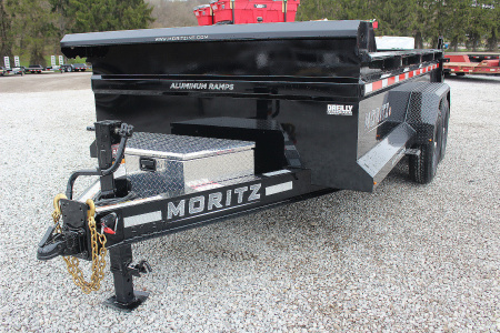 New 2026 Moritz 6' 10  x 14' Heavy Commercial DLH Series Dump Trailer - 14000# GVW