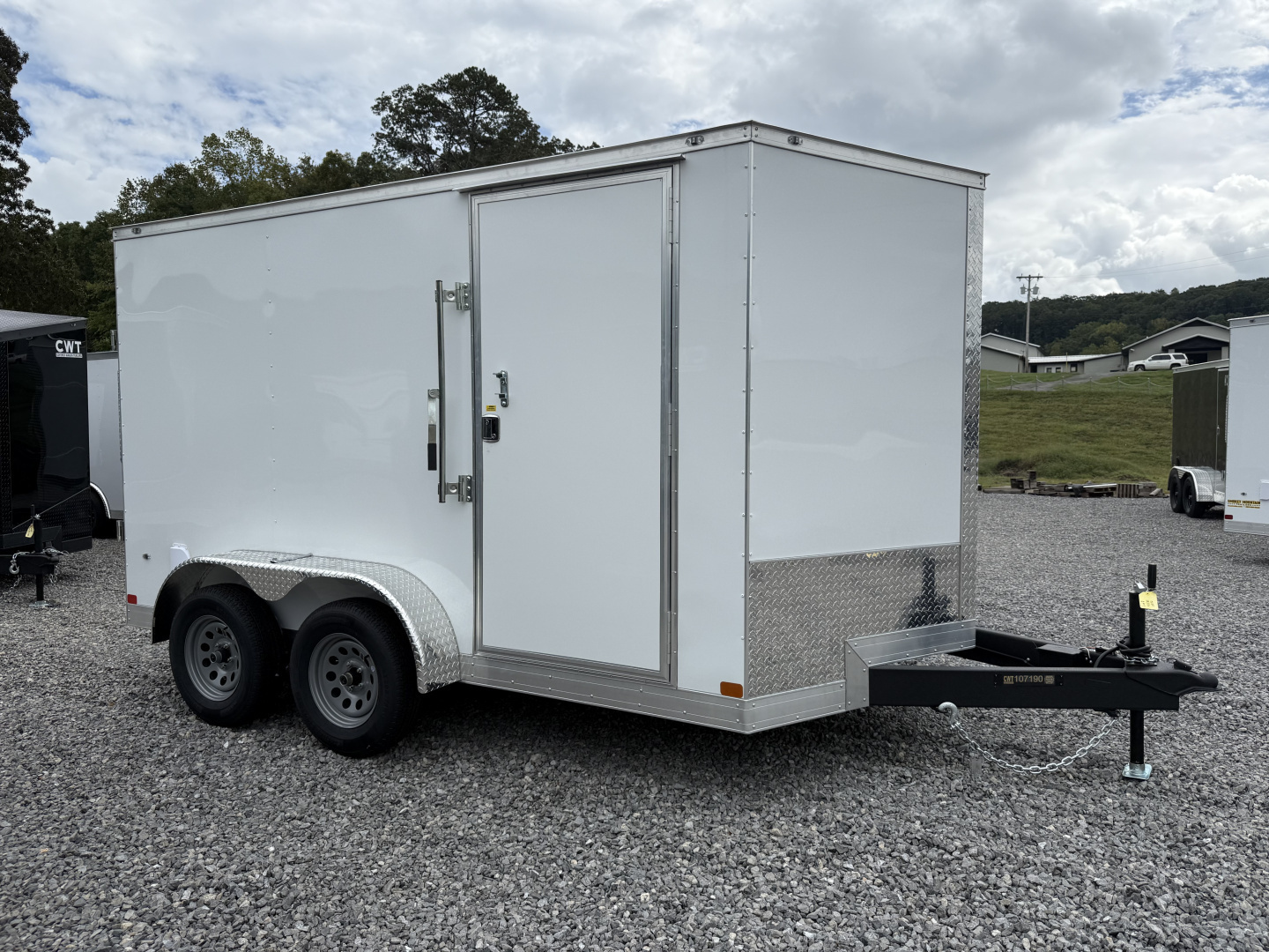 New 2026 Covered Wagon Trailers 7X12 TA2 POLY BAR LOCK Cargo / Enclosed Trailer