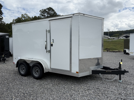 New 2026 Covered Wagon Trailers 7X12 TA2 POLY BAR LOCK Cargo / Enclosed Trailer