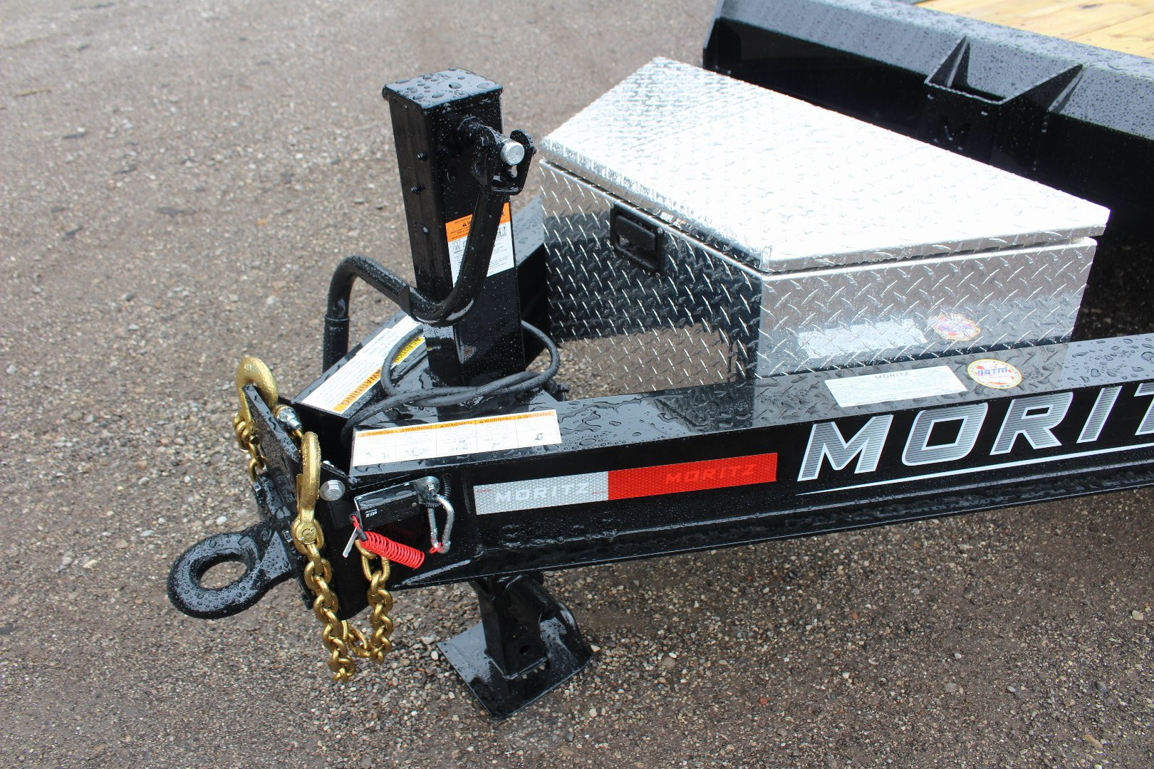 New 2026 Moritz 7' x 20' Low Pro - Aluminum Ramps - Equipment Trailer - 16000# GVW