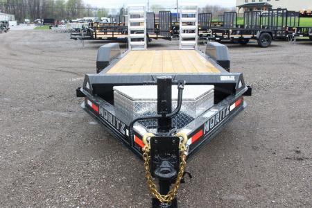 New 2026 Moritz 7' x 20' Low Pro - Aluminum Ramps - Equipment Trailer - 16000# GVW