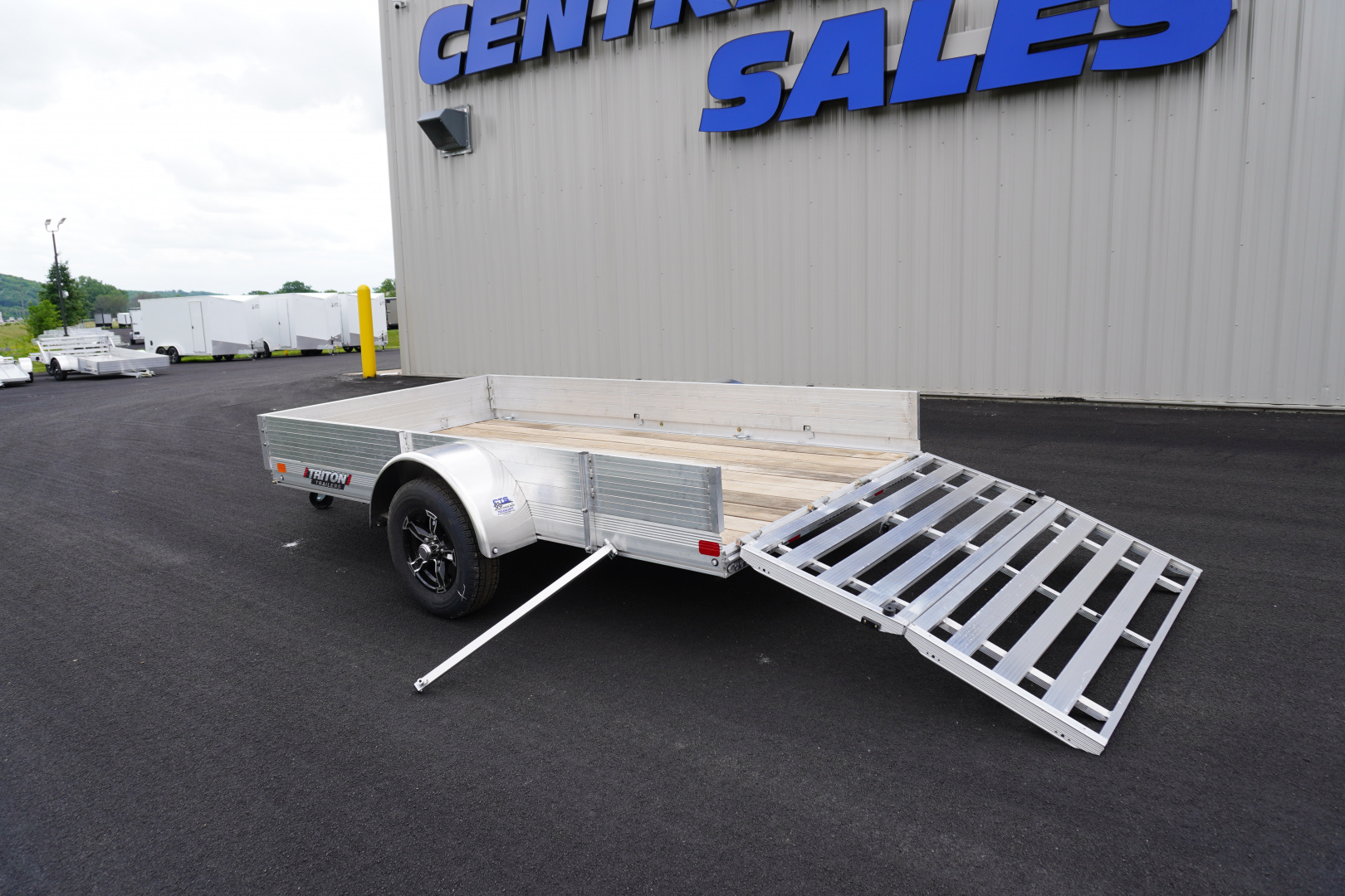 New 2026 Triton Trailers FIT 64"x10ft Aluminum Utility Trailer