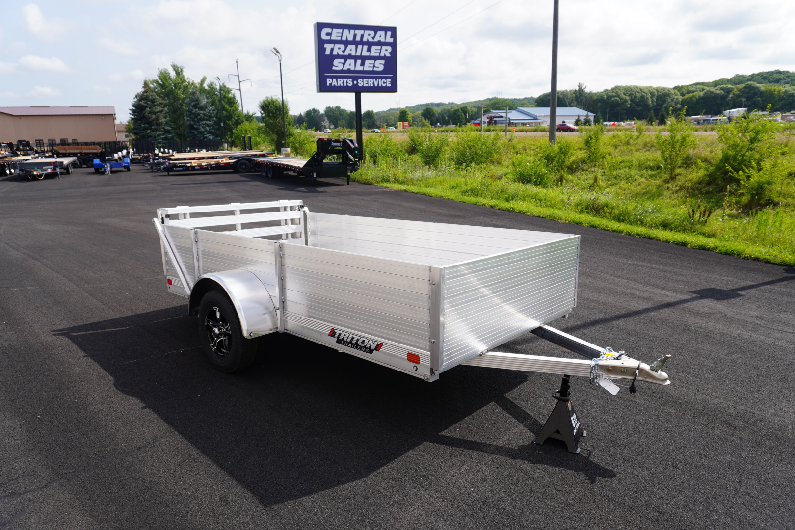 New 2026 Triton Trailers FIT 64"x10ft Aluminum Utility Trailer
