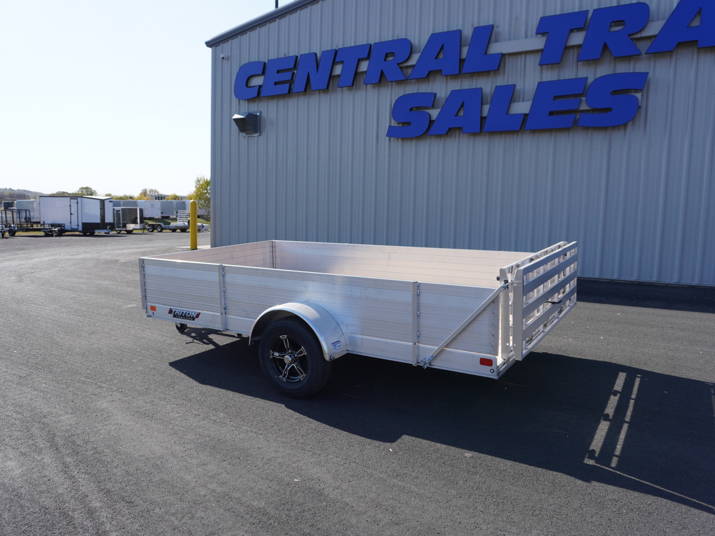 New 2026 Triton Trailers FIT 81"x12ft Aluminum Utility Trailer