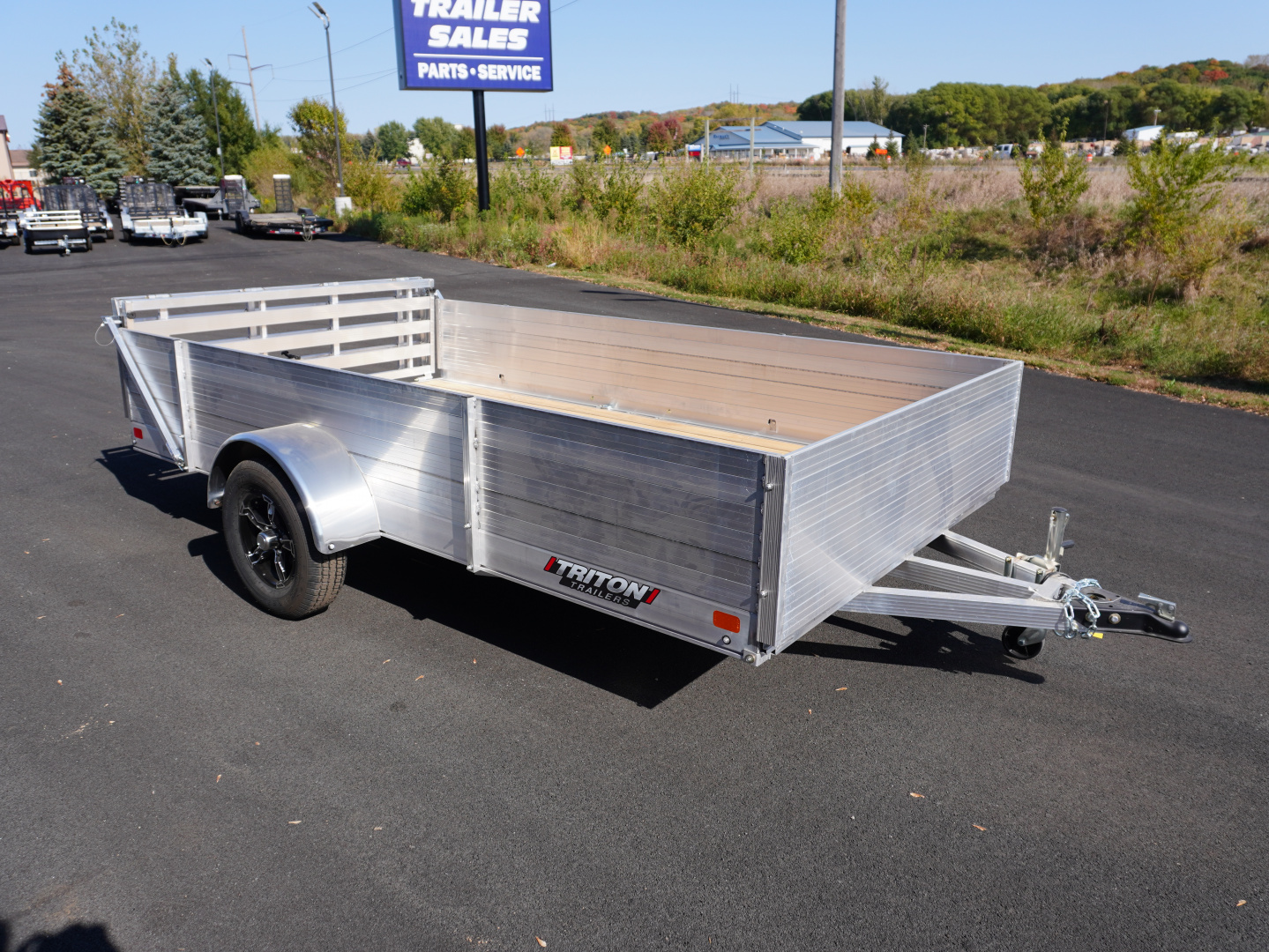 New 2026 Triton Trailers FIT 81"x12ft Aluminum Utility Trailer