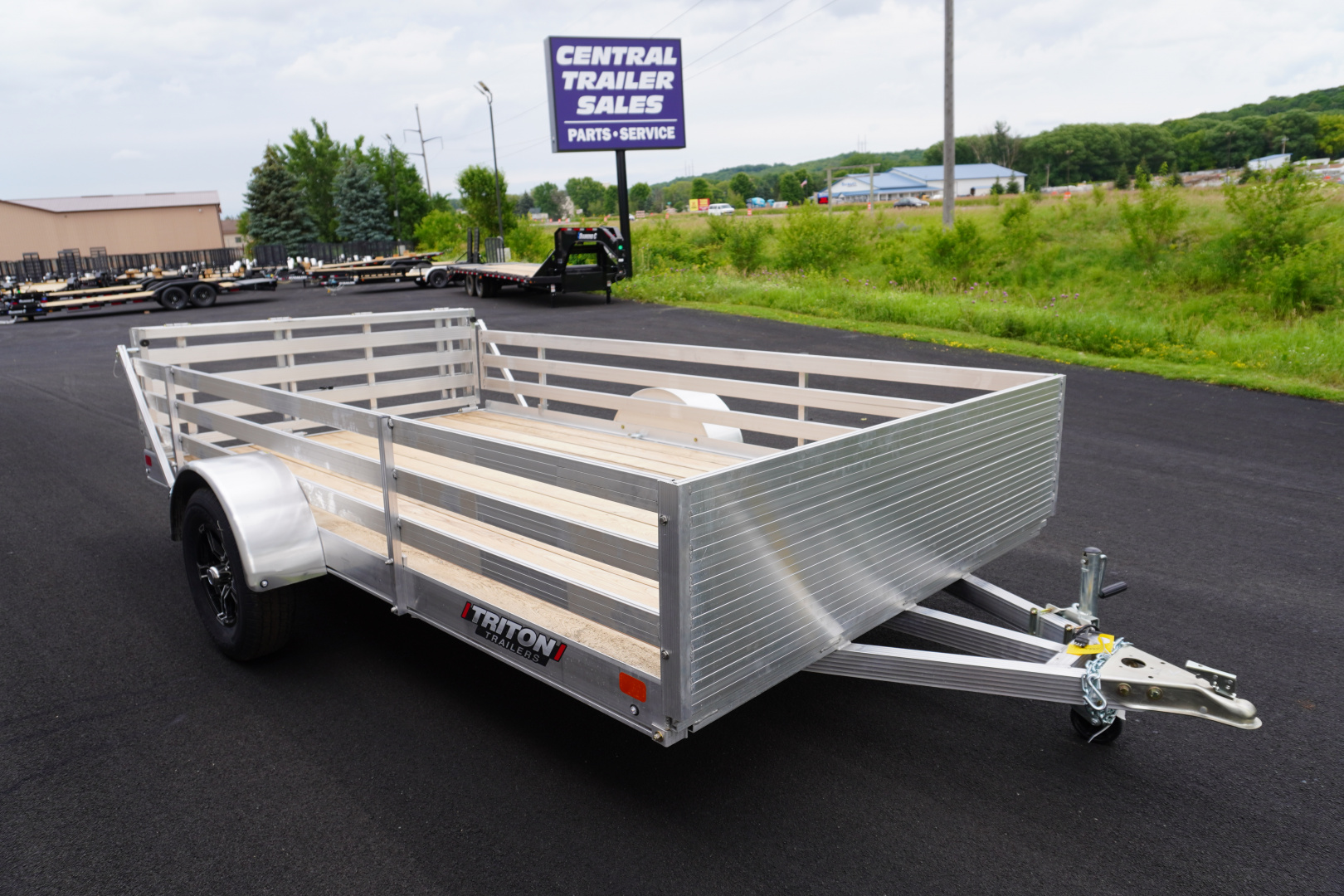 New 2026 Triton Trailers FIT 81"x12ft Aluminum Utility Trailer