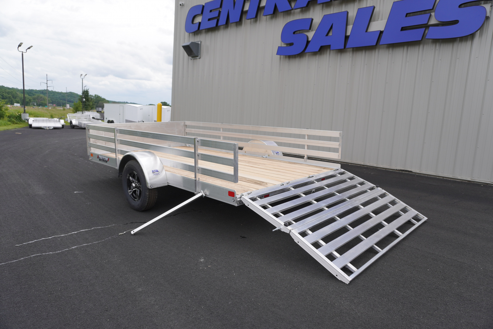 New 2026 Triton Trailers FIT 81"x12ft Aluminum Utility Trailer