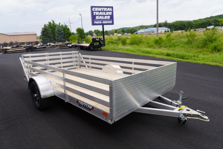 New 2026 Triton Trailers FIT 81"x12ft Aluminum Utility Trailer