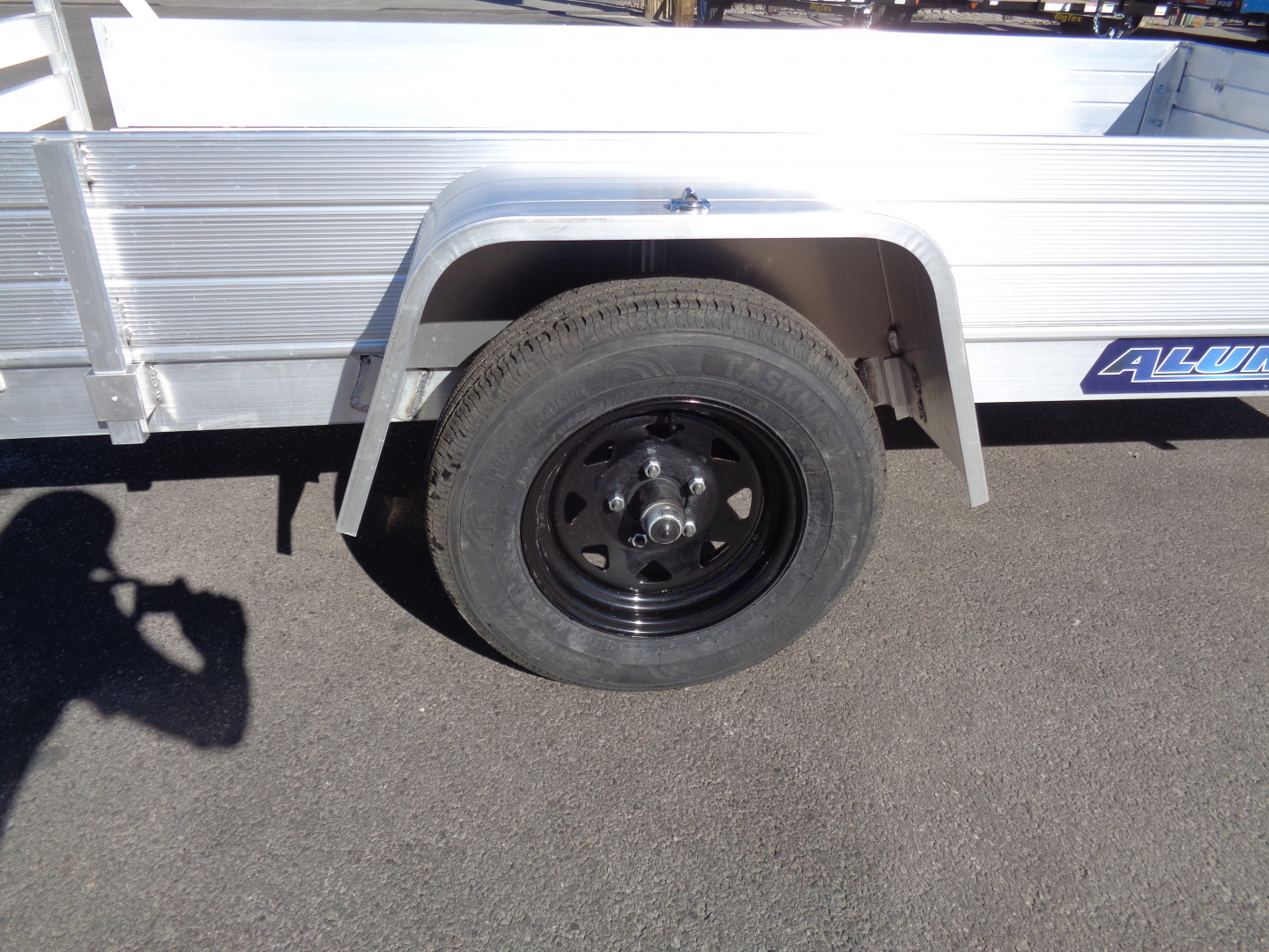 New 2027 Aluma * 6310ESA-S * 10Ft Single Axle Utility Trailer w/ 12" Solid Sides