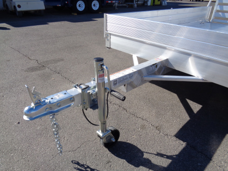 New 2027 Aluma * 6310ESA-S * 10Ft Single Axle Utility Trailer w/ 12" Solid Sides