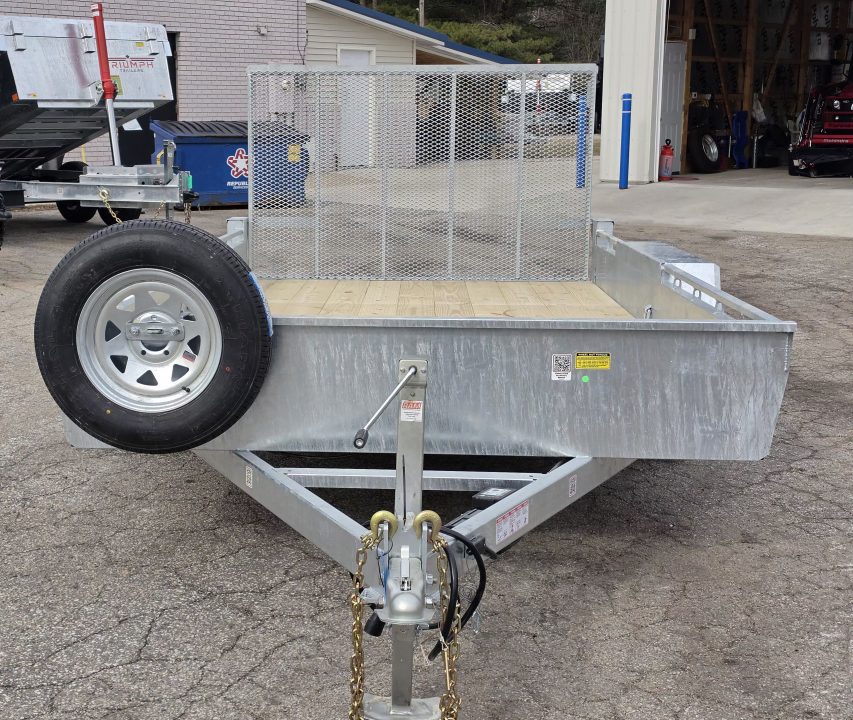 New 80" X 14' GALVANIZED UTILITY TRAILER TANDEM AXLE INCLUDES SPARE 2026 TRIUMPH